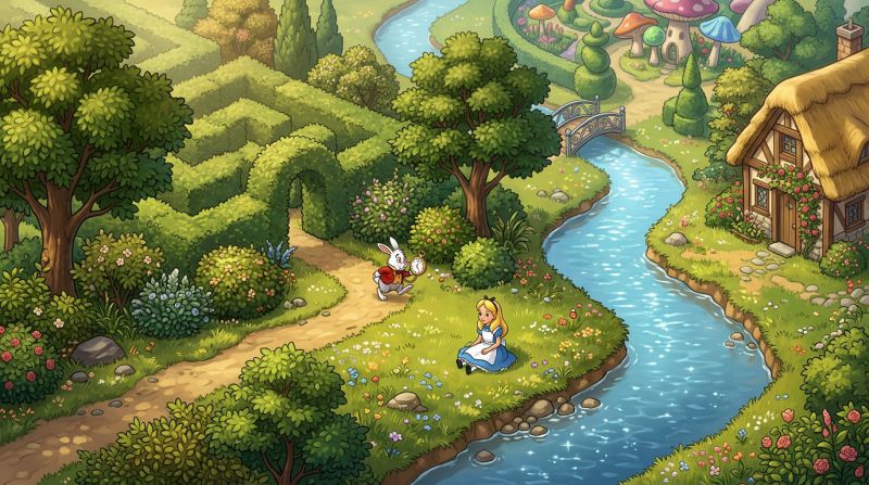 Alice in Tara Minunilor, rezumat si de ce pare fara noima