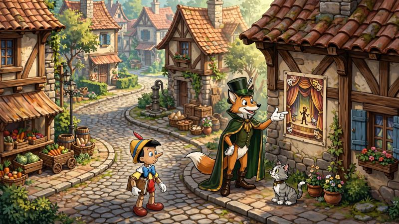 Pinocchio, nasul care creste si de ce povestea nu este de fapt despre minciuna